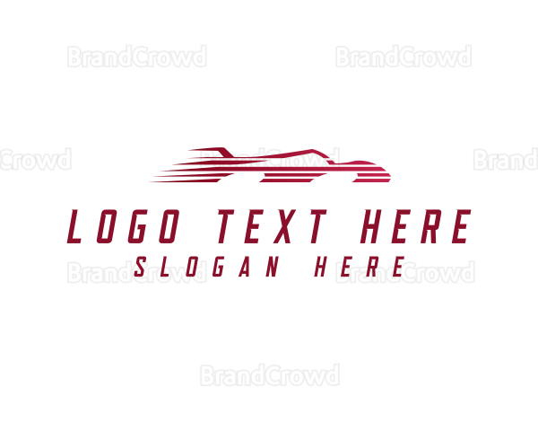 Sports Car Speed Racing Logo