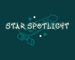 Star Skateboard Park logo design