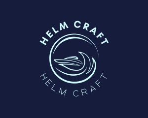 Cruise Sail Wave logo design