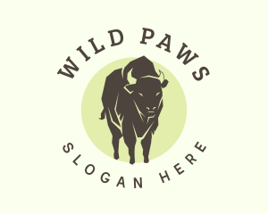 Wild Bison Ranch logo design