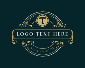Decorative - Tau Symbol Decorative Ornament logo design