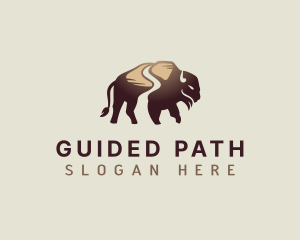 Buffalo Path Bison logo design