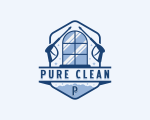 Window Pressure Washing logo design