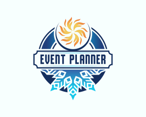 Snowlflake Cooling Flame Logo