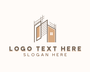 Builder - Property Builder Architect logo design