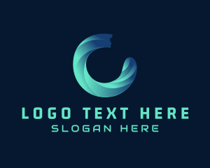 Cyber - Digital Tech Letter C logo design