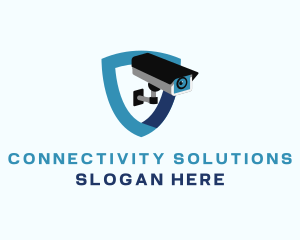 Wireless - Security Camera Shield logo design