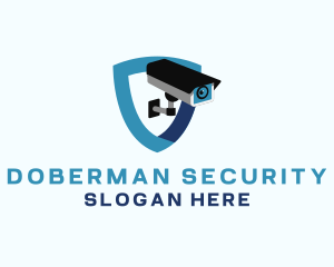 Security Camera Shield logo design