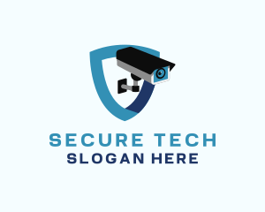 Security - Security Camera Shield logo design