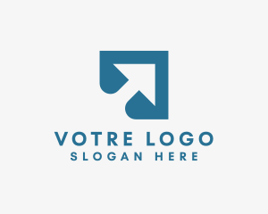 Marketing - Logistics Business Arrow logo design
