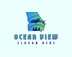 Georgia Oceanic Aquarium logo design