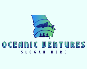 Georgia Oceanic Aquarium logo design