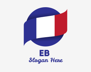 National French Flag  Logo