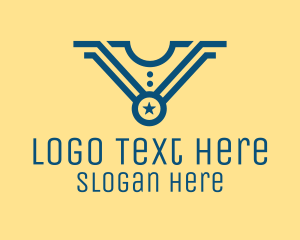 Win - Star Medal Uniform logo design