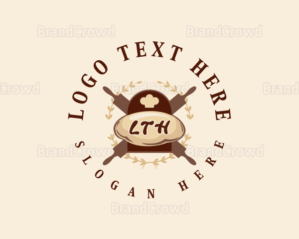 Bread Dough Baking Logo