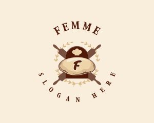 Bread Dough Baking Logo