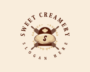 Bread Dough Baking logo design