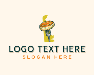 Toasted Ravioli - Delaware Cuisine Delicacy logo design