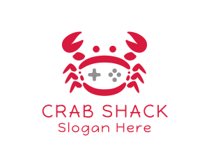 Crab Gaming Controller logo design