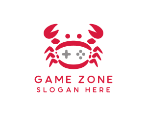 Crab Gaming Controller logo design