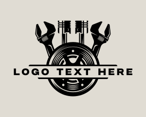 Garage - Automotive Mechanic Tool logo design