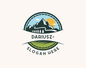 Highlands - Mountain Forest Adventure logo design