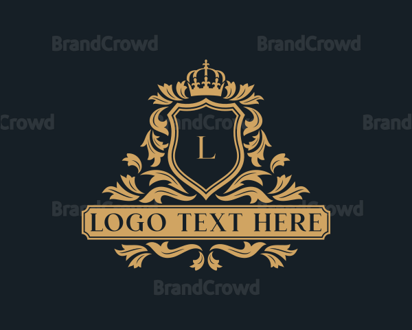 Shield Regal Crown Logo