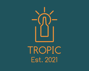 Tropical Sun Brewery logo design