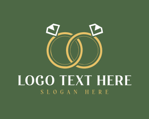 Ring - Diamond Wedding Ring logo design