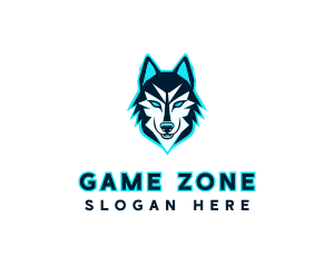 Gaming Esports Wolf logo design