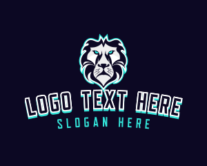 Angry - Fierce Lion Gaming logo design