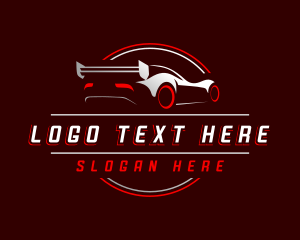 Race Car Automotive Logo