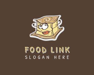 Tofu Food Cartoon logo design