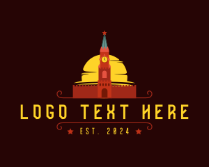 Moai - Kremlin Tower Landmark logo design