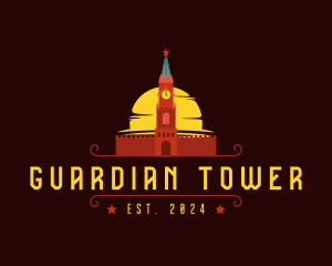 Kremlin Tower Landmark logo design