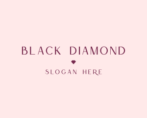 Diamond Feminine Jewelry logo design