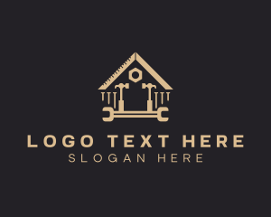 Tools - House Construction Tools logo design