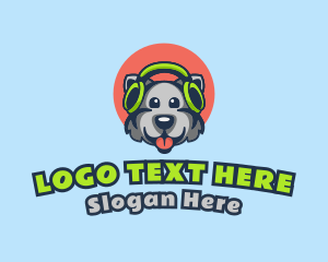 Gaming - Gaming Headphones Dog logo design