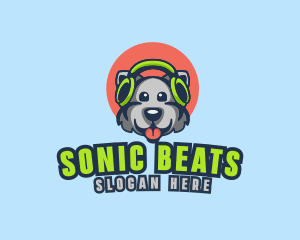 Headphones - Gaming Headphones Dog logo design