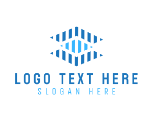 Cyber - Generic Stripes Software logo design