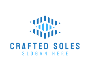 Generic Stripes Software logo design