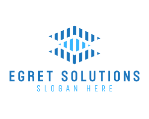 Generic Stripes Software logo design