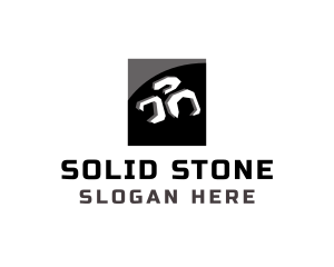 Rock - Rock Brick Construction logo design