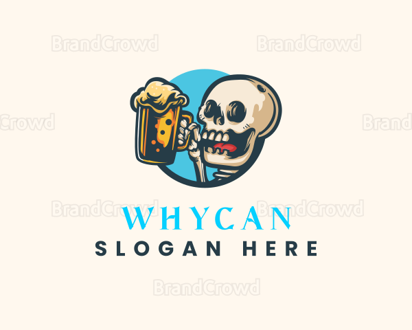 Skull Brewery Beer Logo