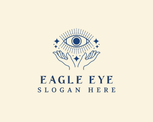 Mystic Eye Hand logo design