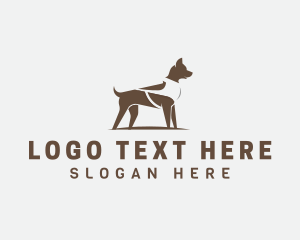 Groomer - Pet Dog Leash logo design