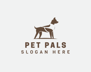 Pet Dog Leash logo design