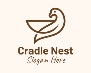 Canary Bird Nest logo design