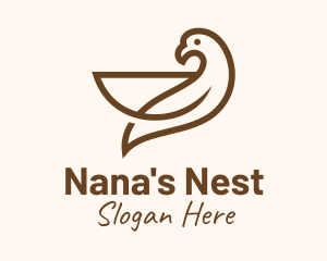 Canary Bird Nest logo design