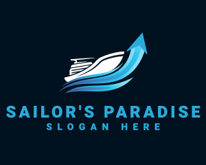 Boat - Arrow Patrol Boat logo design